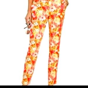 Talbots | signature orange floral pants
